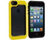 Black Yellow Hybrid TPU Bumper Case Cover for Apple iPhone 5 5S