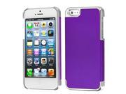 Apple iPhone 5S 5 Hard Grape Silver Plating MyDual Back Case Cover