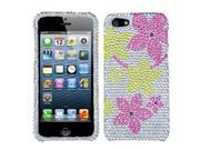Apple iPhone 5S 5 Hibiscus Flower Romance Diamante Phone Case Cover
