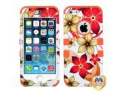 Apple iPhone 5S 5 Hibiscus Flower Romance Orange TUFF Hybrid Case Cover