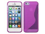 Apple iPhone 5S 5 Hot Pink S Shape Candy Skin Case Cover