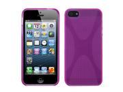Apple iPhone 5S 5 Hot Pink X Shape Candy Skin Case Cover