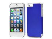 Apple iPhone 5S 5 Titanium Dark Blue Silver Plating MyDual Back Case Cover