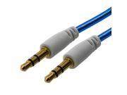 Blue Transparent Auxiliary Cable 3FT