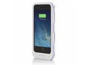 Incipio iPhone 5 5S OffGrid Rugged Backup Battery Case White Purple