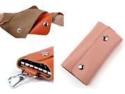Key Case Holder Key Case Leather Pink