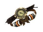 Leather Handmade Bracelet Wrist Watch Adjustable Butterfly Unisex