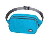 Waist Pack Multifunctional Pack with Cellphone Pouch Light Blue