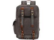 Classic Mens Vintage Canvas Backpack Rucksack School Satchel Travel Laptop Bag Camping