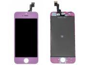 LCD Display Touch Screen Digitizer Assembly Replacement with Home Button for iPhone 5S Purple