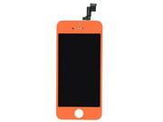 LCD Display Touch Screen Digitizer Assembly Replacement with Home Button for iPhone 5S Orange