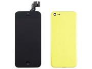 Black Pre assembled Replacement Touch Screen Digitizer LCD Display LCD Shield Plate Spares Parts Front Camera Home Button Earpiece Speaker Yellow Ba
