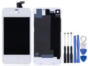 Front Glass Panel LCD Display Touch Screen Digitizer Assembly Replacement Compatible With Home Button Back Cover Housing Compatible For Verizon Sprint iPh