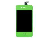 Replacement LCD Touch Screen Digitizer Assembly With Home Button for iPhone 4S Green