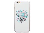 Plastic TPU Case Cover for Iphone 6 Henna White Floral Paisley Flower Mandala For iphone 6 4.7 inch Screen Tree