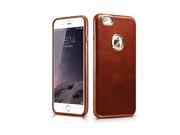 Transformers Vintage Leather Back Cover Series For iPhone 6 Plus Brown