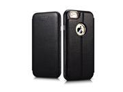 Transformers Litchi Pattern Series Genuine Leather Case for iPhone 6 Plus 5.5 inch Black