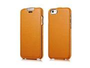 Metal Warrior Microfiber Series Flip Case for iPhone 6 4.7 inch Orange