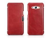 Premium Quality Vintage Series Leather Case Cover For SAMSUNG Galaxy A8 Red