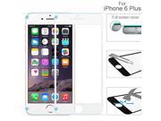 Colored 0.26mm 2.5d 9h Ultra Thin Tempered Glass Screen Protector For iPhone 6 Plus White
