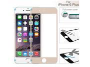 Colored 0.26mm 2.5d 9h Ultra Thin Tempered Glass Screen Protector For iPhone 6 Plus Gold