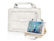 New Carrying Handbag PU Leather Smart Stand Case Cover For iPad Mini 4 White