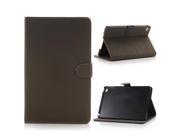 Classical Magnetic Flip Stand Leather Smart Cover Case With Wake Sleep Function For iPad Mini 4 Gray Brown