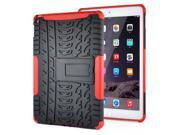 Cool Plastic Hard Case Cover with Stand Holder for iPad Air 2 iPad 6 Red