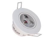 110 240V AC 3 Watt High Power Decorative Recessed LED Ceiling Light Cabinet Spot Down Lamp Warm White