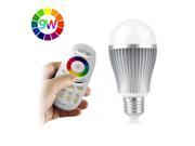 LED Light Bulb 9W RGB Lamp E27 Warm White Wireless Color Changing Lights 2 Pack with 1 Touch Remote Controller