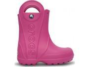 Crocs Handle It Rain Boot Kids Fuchsia UK Child 11
