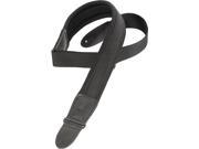 Levy s PM48NP2 BLK 2 Padded Stretch Neoprene Comfort Bass Guitar Strap Black