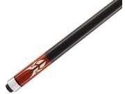 McDermott Star S55 Red Stain White Grey Inlay Accents Pool Billiards Cue Stick
