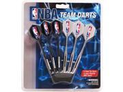 Set of 6 NBA Dallas Mavericks Steel Tip Darts Flights with NBA Logo