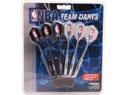 Set of 6 NBA Philadelphia 76Ers Steel Tip Darts Flights with NBA Logo