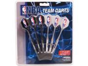 Set of 6 NBA San Antonio Spurs Steel Tip Darts Flights with NBA Logo