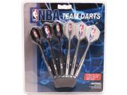 Set of 6 NBA New Jersey Nets Steel Tip Darts Flights with NBA Logo