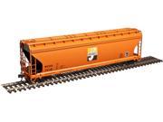 Atlas HO Scale ACF 4650 Centerflow Covered Hopper Car Far Mar Co WCDX 7405