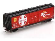 Athearn HO Scale 50ft OB Plug Door Box Car Santa Fe ATSF Cross Logo 525516