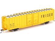 Athearn Genesis HO Scale 60 PS Auto Box St. Louis San Francisco Frisco 9012