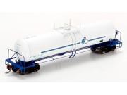 Athearn HO Scale RTC 20 900 Gallon Acid Tank Car RTMX White Blue 2027