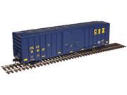 Atlas HO Scale FMC 5077 Single Door Boxcar CSX 141637 Yellow Conspicuity Mark