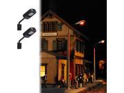 Busch HO Scale Wall Lamps Square Pkg. 2 Model Train Scenery Detail Kit 4132