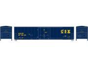 Athearn HO Scale 50 Youngstown Door Box Car CSX Transportation Blue 475331