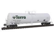 Walthers Proto HO Scale 54 23K Gallon Funnel Flow Tank Car Terra UTLX 300128