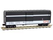 Micro Trains MTL N Scale 40ft Box Car Canadian National CN Black White 11078