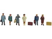 Walthers SceneMaster HO Scale People Figures City Travelers Passengers 6 Pk