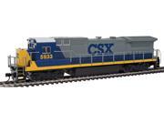 Walthers HO Scale GE Dash 8 40B Standard DC CSX YN2 Blue Yellow Gray 5933