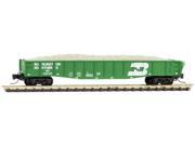 Micro Trains MTL Z Scale 50ft Gondola Gravel Load Burlington Northern BN 558185