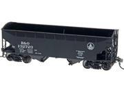 InterMountain HO Scale AAR 2 Bay Open Hopper Baltimore Ohio B O Dome Ends